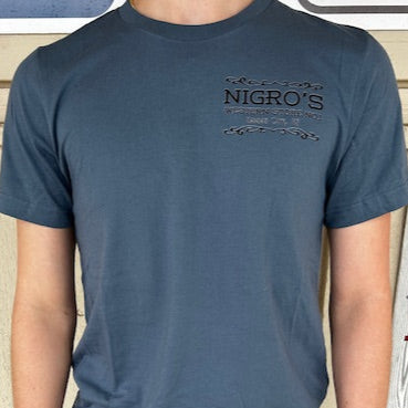 Nigro's Leaning Cowboy Bella + Canvas Jersey T-Shirt