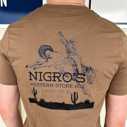 Nigro's Bucking Horse Bella + Canvas CVC Jersey Tee
