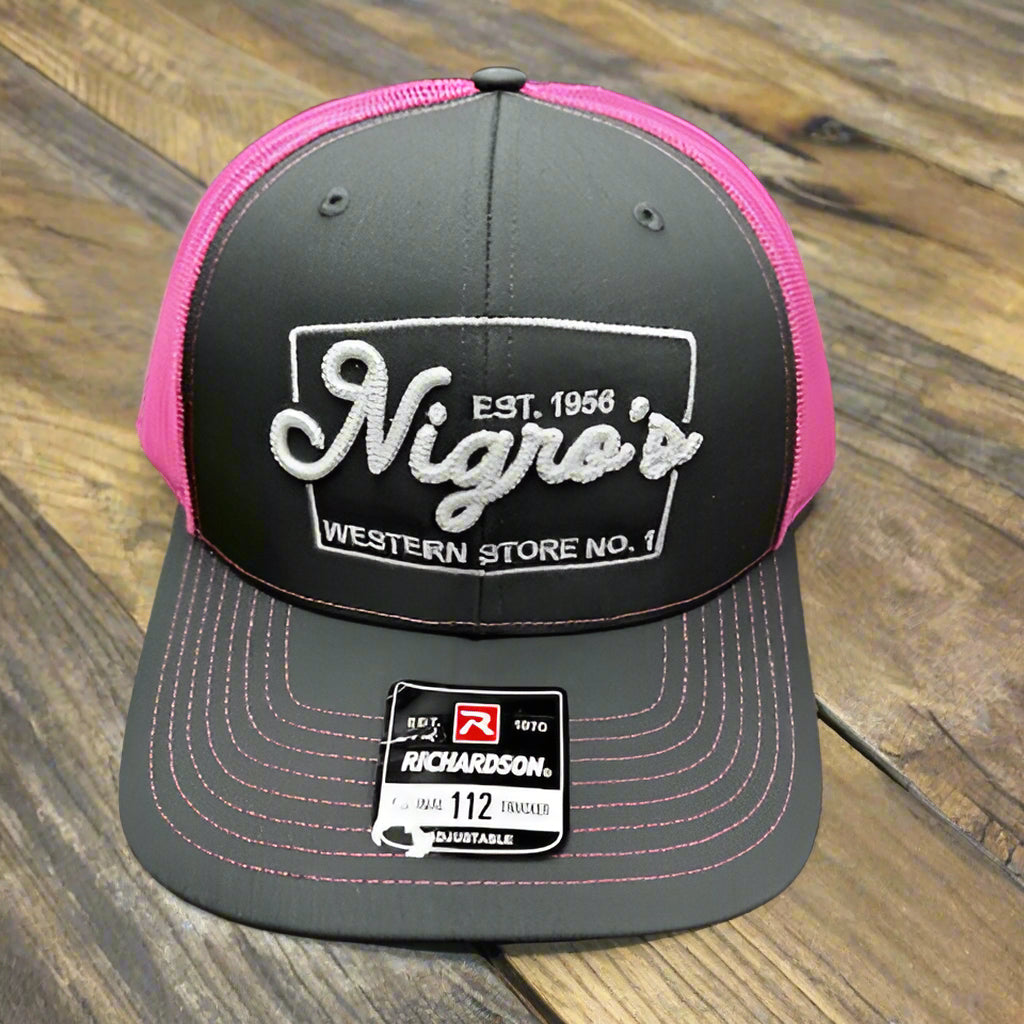 Nigro's Richardson 112 Charcoal/Pink White Logo - NBC 24