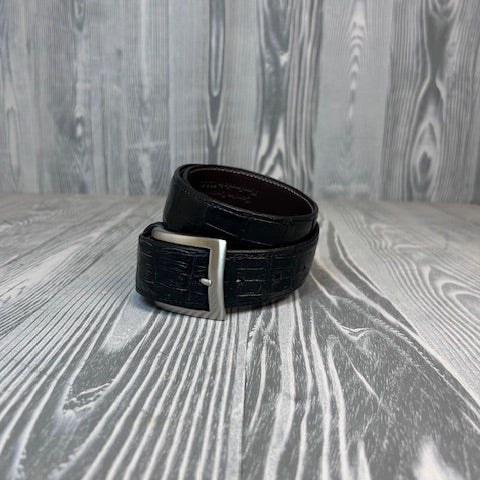 Chacon Black Crocodile 1 1/2" Belt
