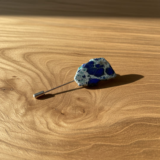 Willow Lane Hat Co. Ocean Blue Stone Stick Hat Pin - WL-PIN16