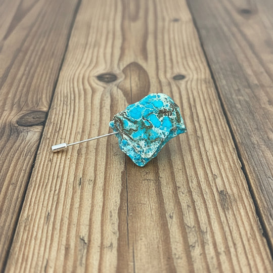 Willow Lane Hat Co. Blue Stone Stick Hat Pin - WL-PIN17