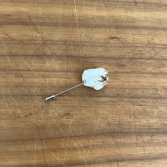 Willow Lane Hat Co. White Stone Hat Stick Pin - WL-PIN05