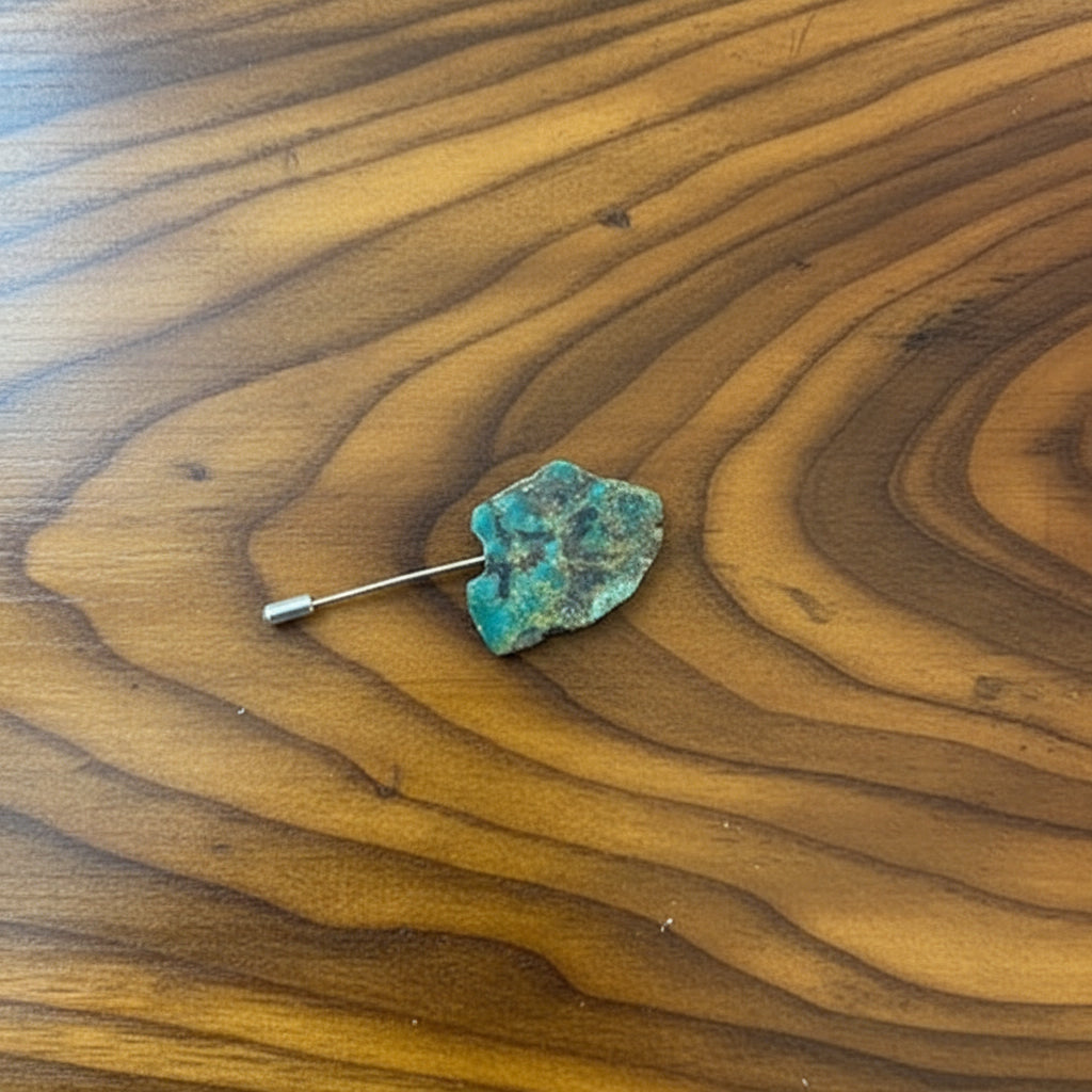 Willow Lane Hat Co. Natural Turquoise Hat Pin - WL-PIN06-LG