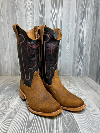 Men's Rios of Mercedes Brackish Waxout YAK with 13" Black Calf Skin Tops