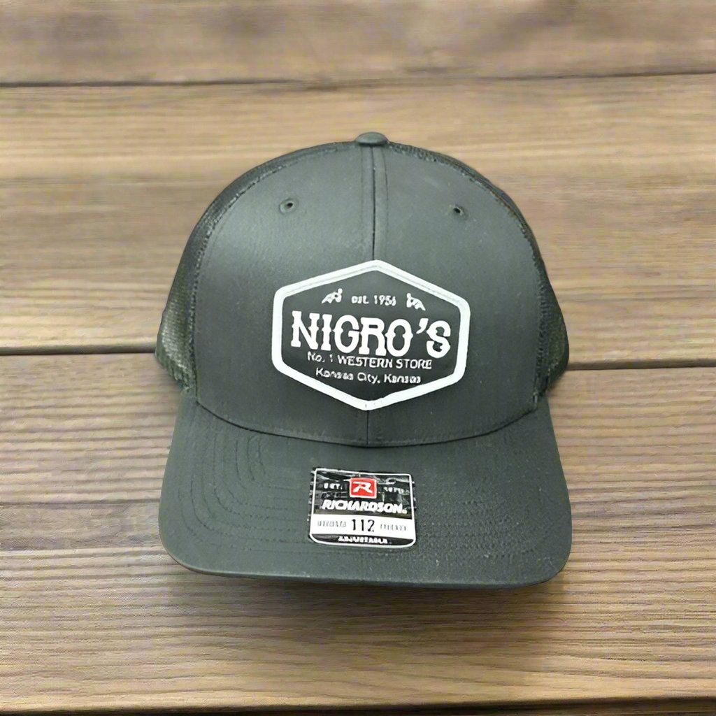 Nigro's Richardson 112 Black Front/Mesh/Bill - NBC #29