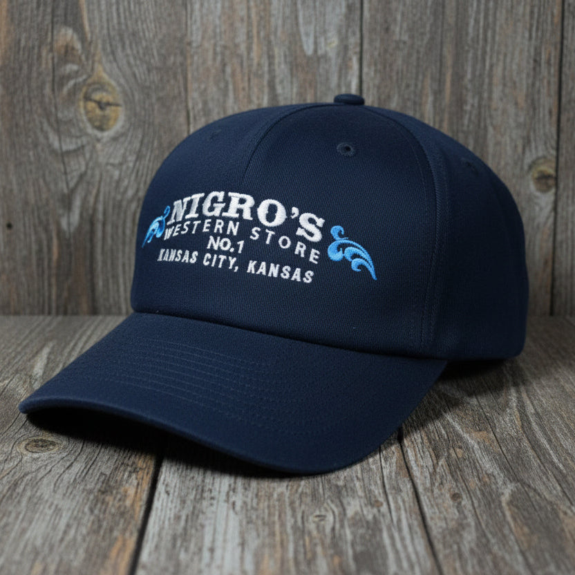 Nigro's Richardson 5 Panel 356 Solid Navy Ball Cap - NBC 44
