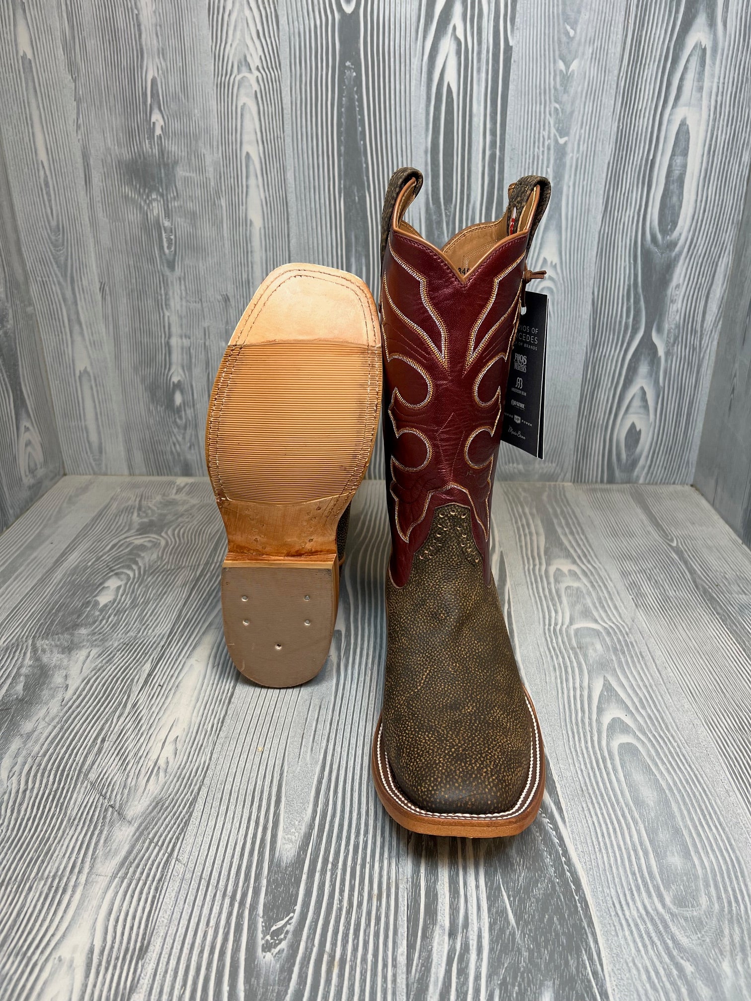 Men's Rios of Mercedes Rust Safari Giraffe with 13