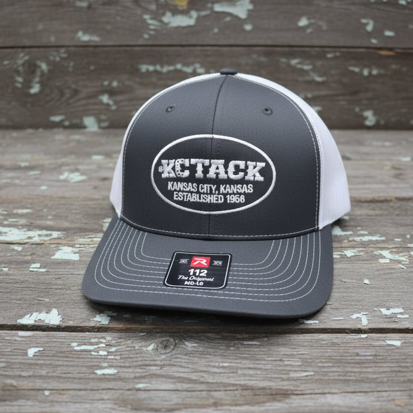 Nigro's KC Tack Richardson 112 Charcoal/White Snapback - KCT 5