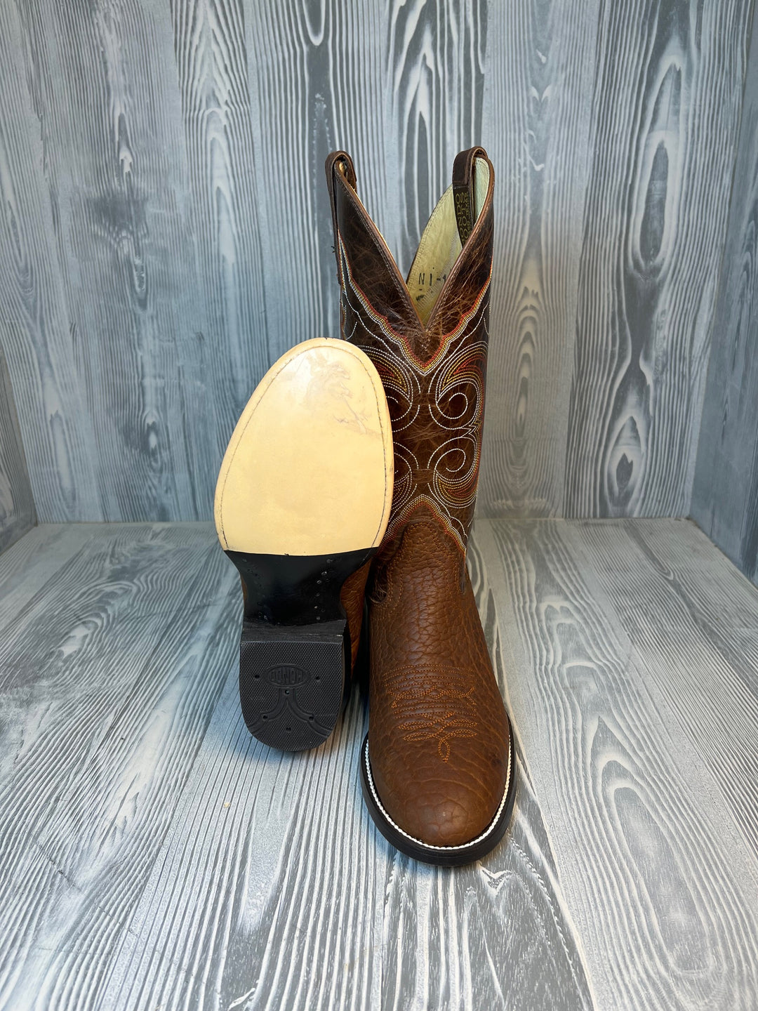 Men's Hondo Honey Oiled Bullhide with 13" Rust Volcano Tops
