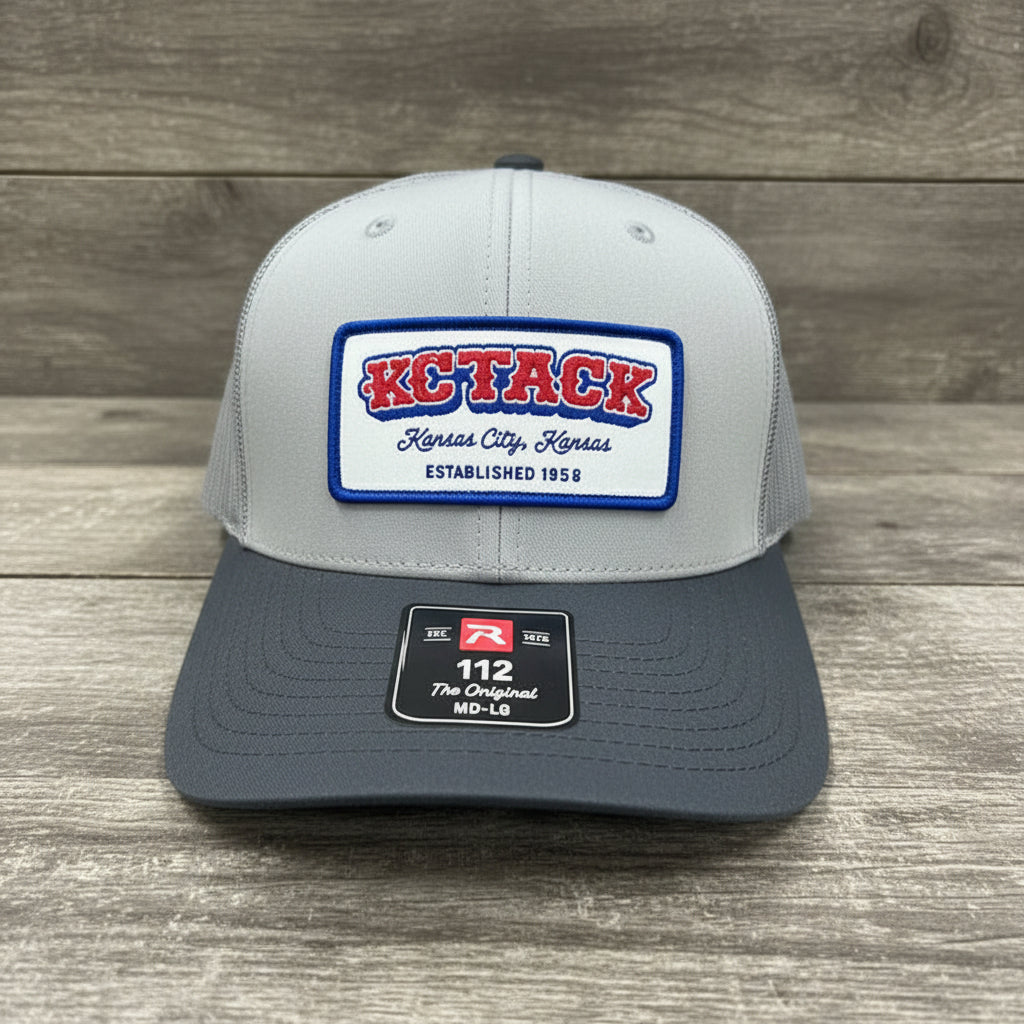Nigro's KC Tack Richardson 112 Six Panel Grey/Charcoal Ball Cap - KCT 11