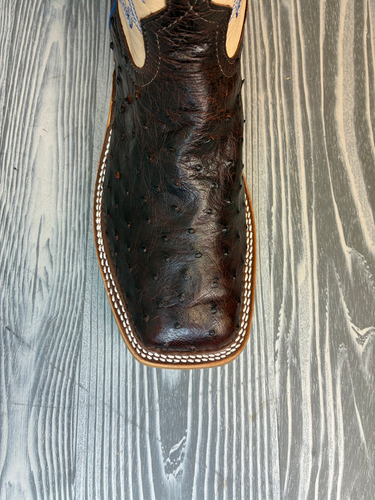 Men's Anderson Bean Nicotine Soft OPU Ostrich with 13" Channel Kidskin Tops - Style 224