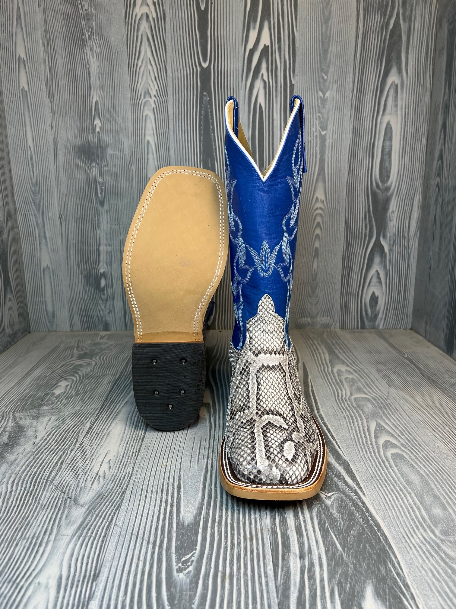 Men's Anderson Bean Burmese Natural Python with 13