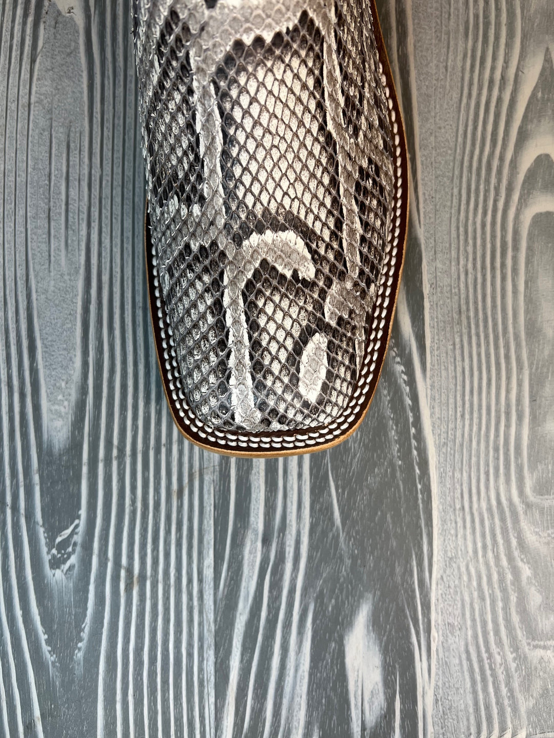 Men's Anderson Bean Burmese Natural Python with 13" Nova Kidskin Tops - 190