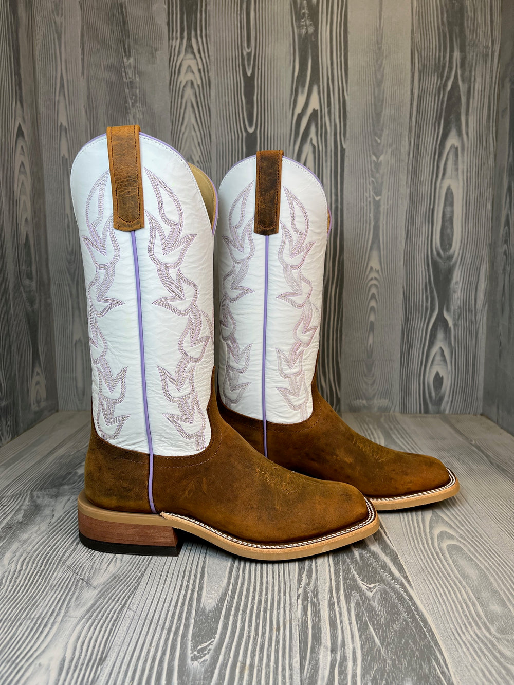 Men's Anderson Bean Cognac Capital Deer with 13" White Glove Tops Style # 214