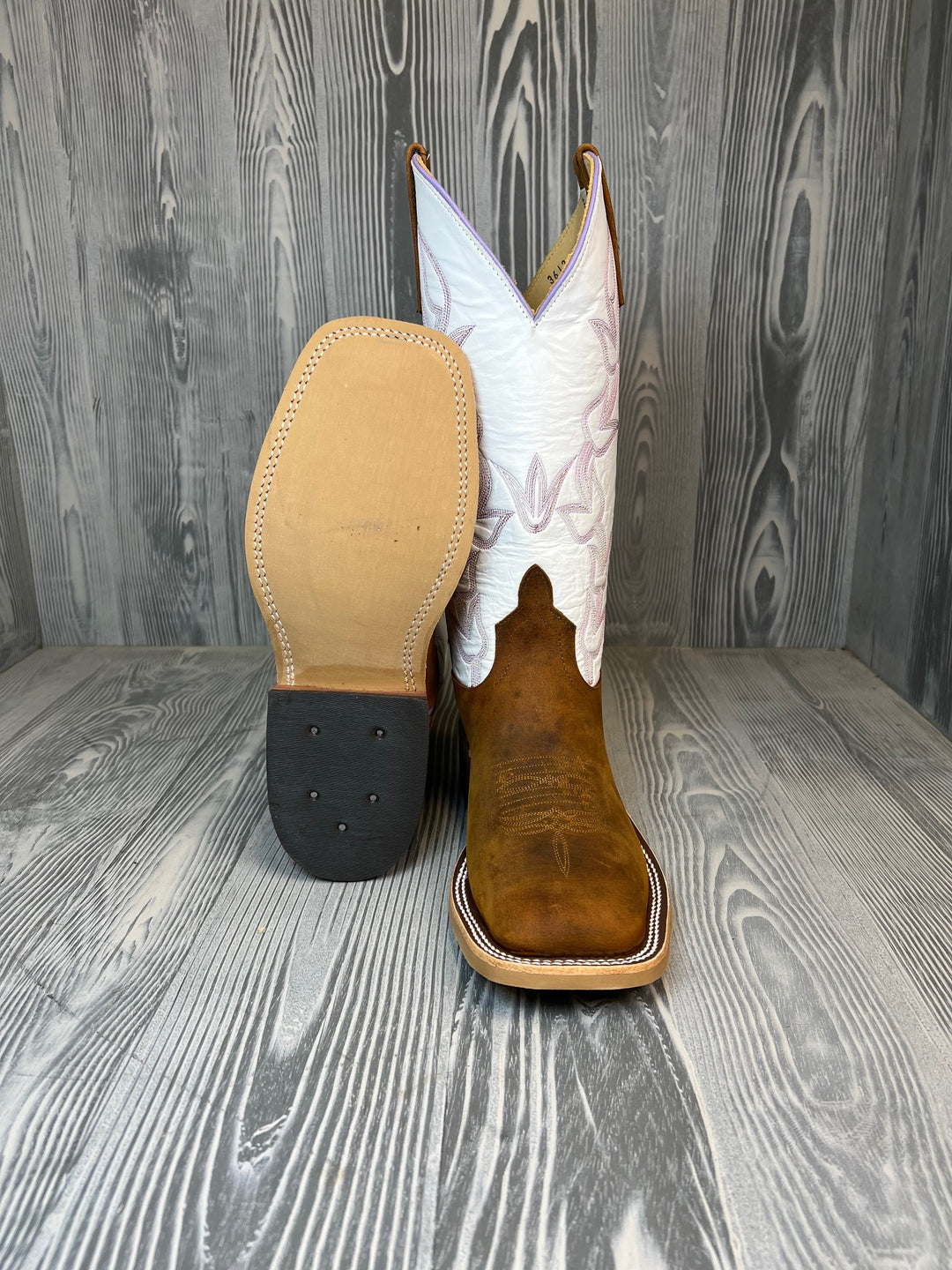 Men's Anderson Bean Cognac Capital Deer with 13" White Glove Tops Style # 214