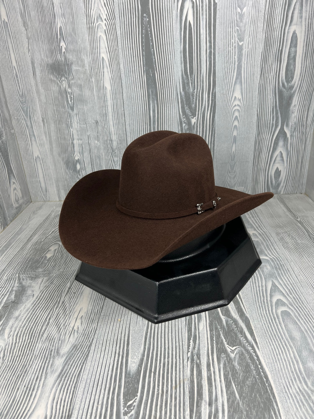 Serratelli Chocolate Pure Wool Western Hat