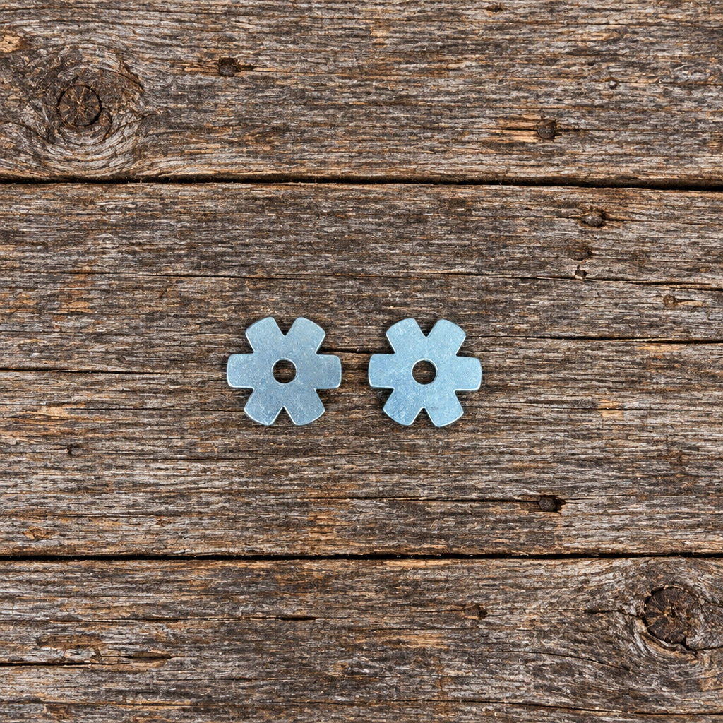 Dutton Bits & Spurs 1" 6 Point Rowels #9
