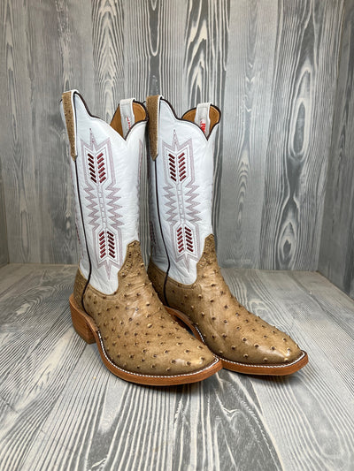 Men's Rios of Mercedes Mink Mad Dog Full Quill Ostrich with 13" Fleck Kidskin Tops - Style #123