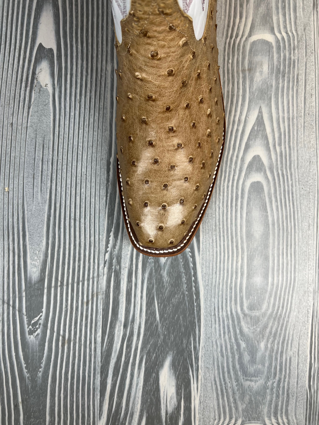 Men's Rios of Mercedes Mink Mad Dog Full Quill Ostrich with 13" Fleck Kidskin Tops - Style #123