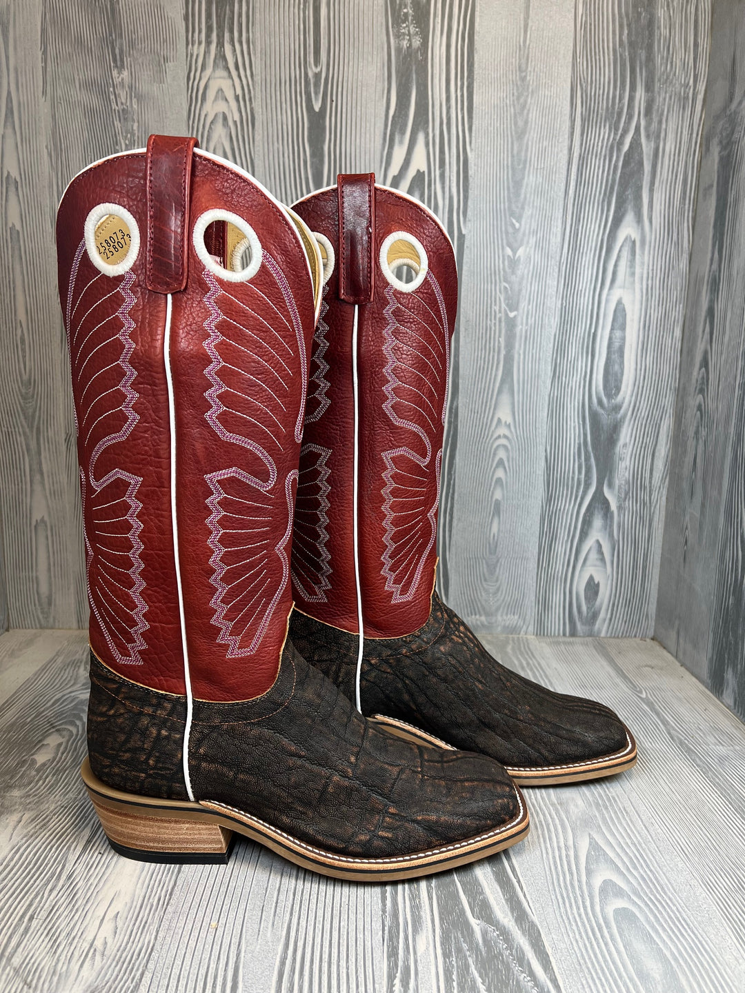 Men's Olathe Rust Safari Elephant with 15" Deep Red Navajo Bison Tops Olathe Style # 35