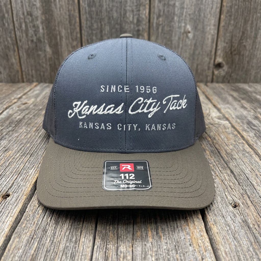 Nigro's KC Tack Richardson 112 Gunmetal/Chocolate Snapback - KCT 23