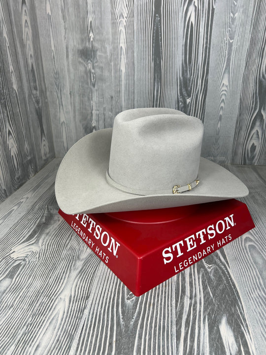 Stetson 6X Palacio II Mist Grey 4" Brim Western Hat