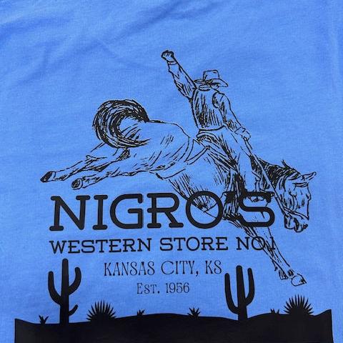 Nigro's Bucking Horse Bella + Canvas CVC Jersey Tee