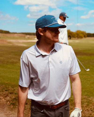 Men's Cowboy Country Club Diamondback Light Blue Polo