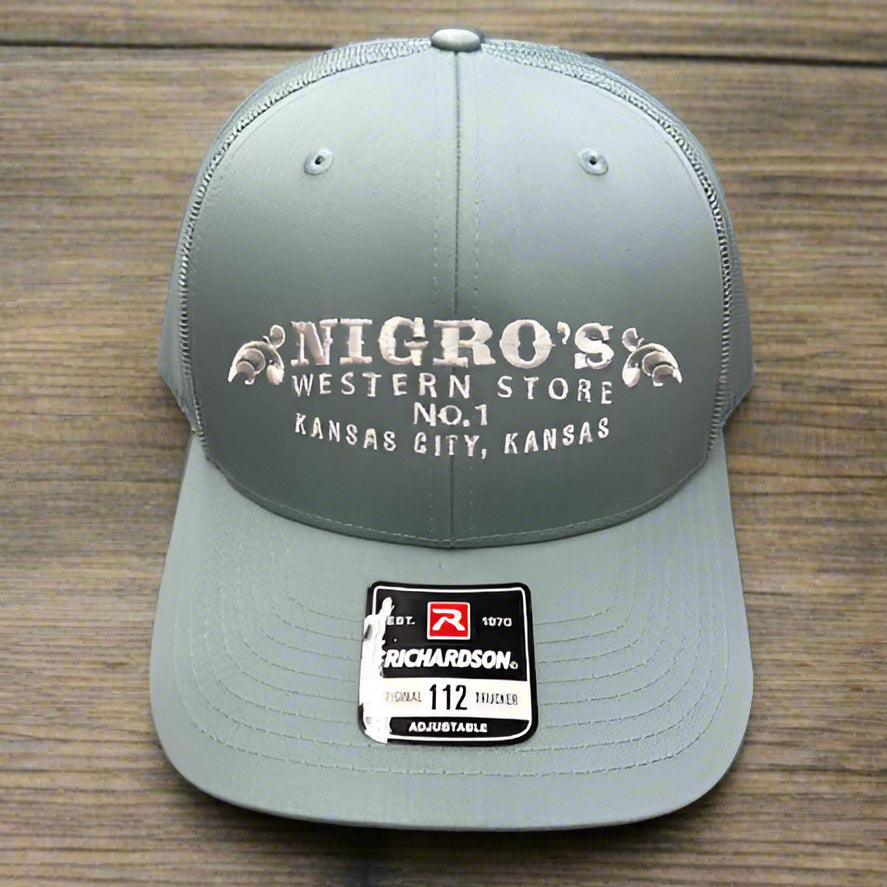 Nigro's Richardson 112 Solid Smoke Blue Snapback - NBC 55