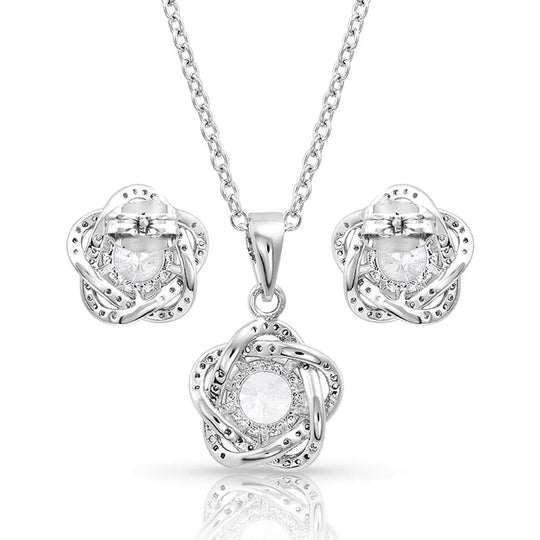 Montana Silversmiths Starlight Flower Jewelry Set - JS4300