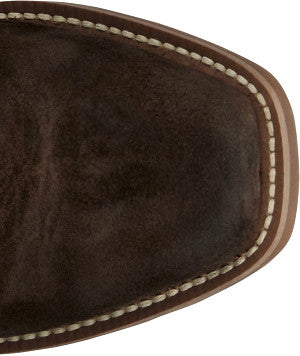 Men's Justin Cowboy Town Chocolate Suede Western Boot