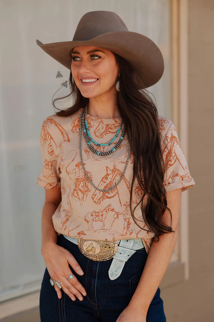 Ladies 2 Fly Co. Doodle Dos Tee