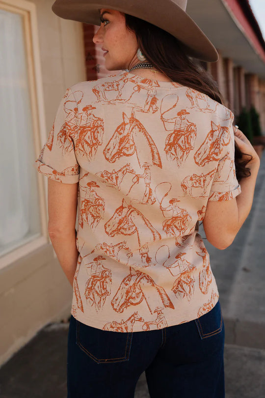 Ladies 2 Fly Co. Doodle Dos Tee