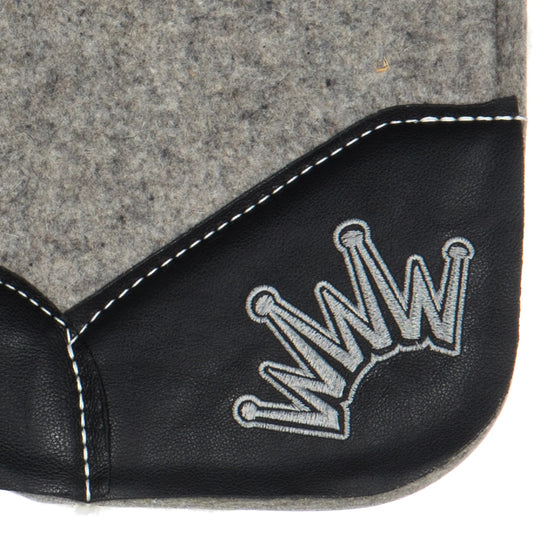 Best Ever Pads The Fleece Crown Embroidered Saddle Pad - 32"x32" 3/4"