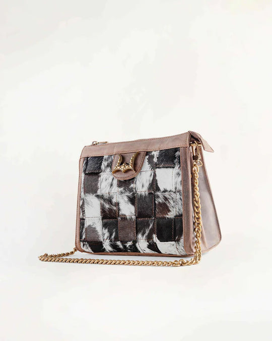 Loyal West Scrappy Cowhide Medium Chainbag - LW-SS25-018-SB