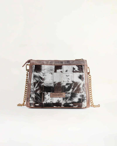 Loyal West Scrappy Cowhide Medium Chainbag - LW-SS25-018-SB