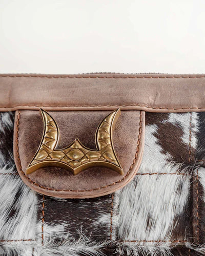 Loyal West Scrappy Cowhide Medium Chainbag - LW-SS25-018-SB