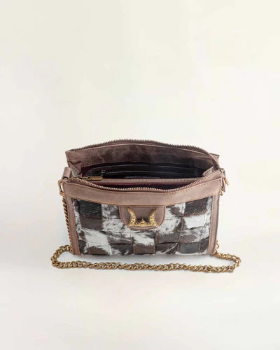 Loyal West Scrappy Cowhide Medium Chainbag - LW-SS25-018-SB