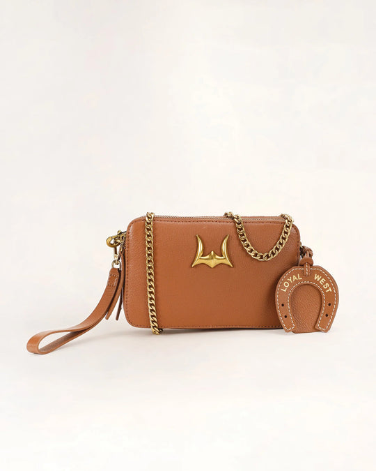 Loyal West Leather & Calfskin Shell Mini Purse - LW-SS25-124-SB
