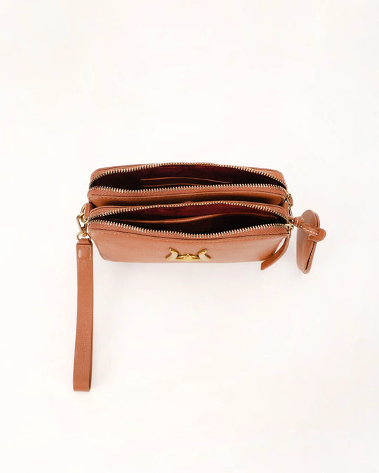 Loyal West Leather & Calfskin Shell Mini Purse - LW-SS25-124-SB