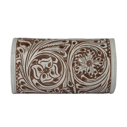 Loyal West Handtooled Canyon Jewelry Case Ivory Dust- LW-S26-607-JO
