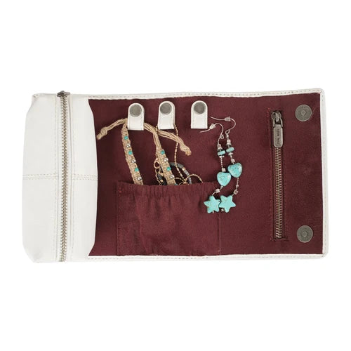 Loyal West Handtooled Canyon Jewelry Case Ivory Dust- LW-S26-607-JO