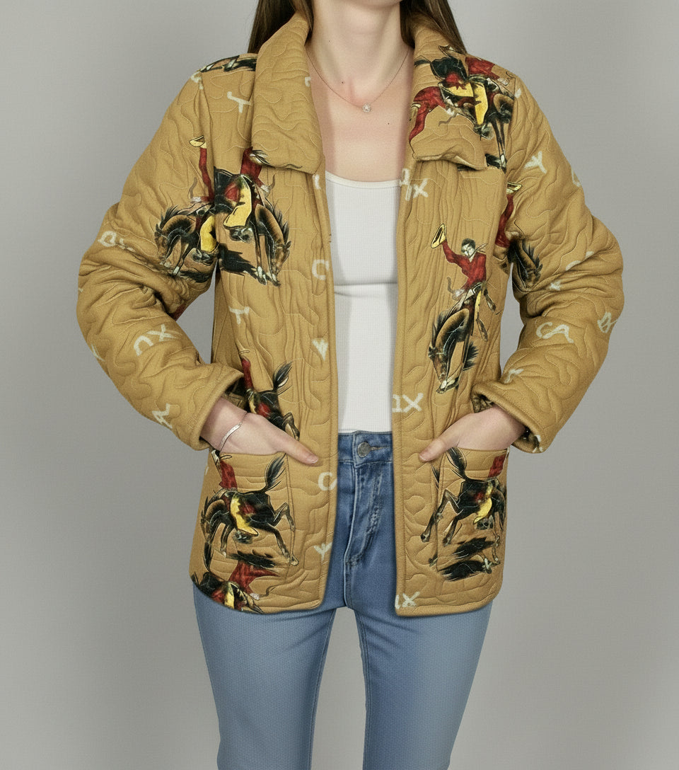 Ladies Ida Mae Home Lazy J Gold Snap Jacket