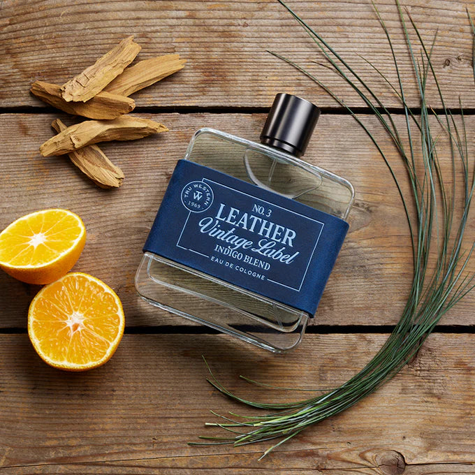 Leather Small Batch Indigo Blend Cologne No. 3
