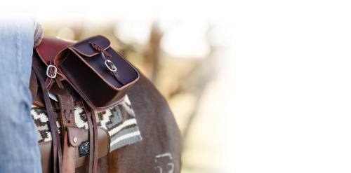 Professional's Choice Leather Saddle Bag