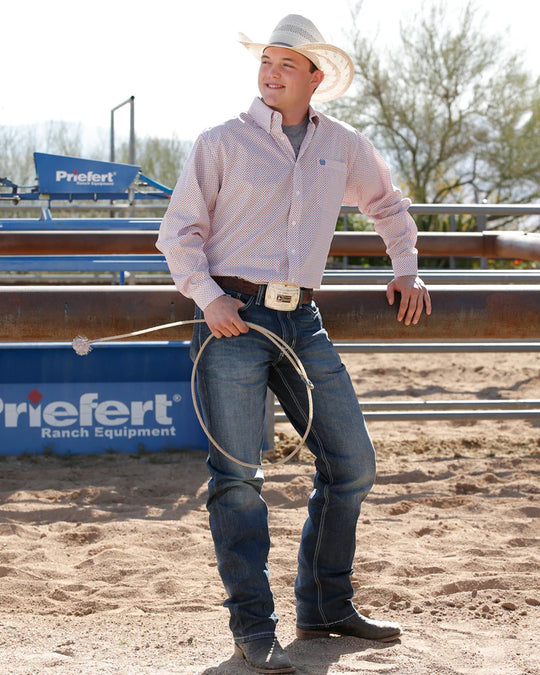 Men's Cinch White Label Rigid Dark Stone - MB92834019