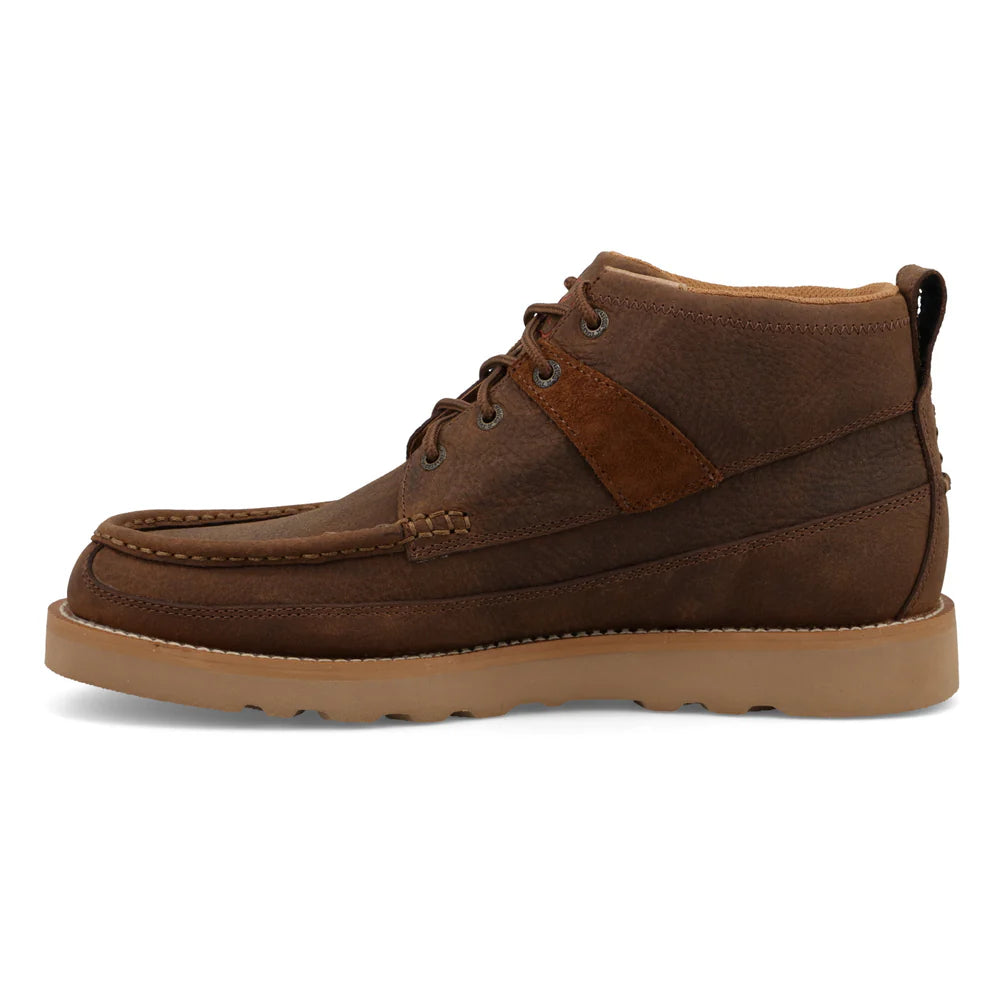 Men's Twisted X  Tobacco Brown 4" Wedge Sole Lace Up - MCA0065