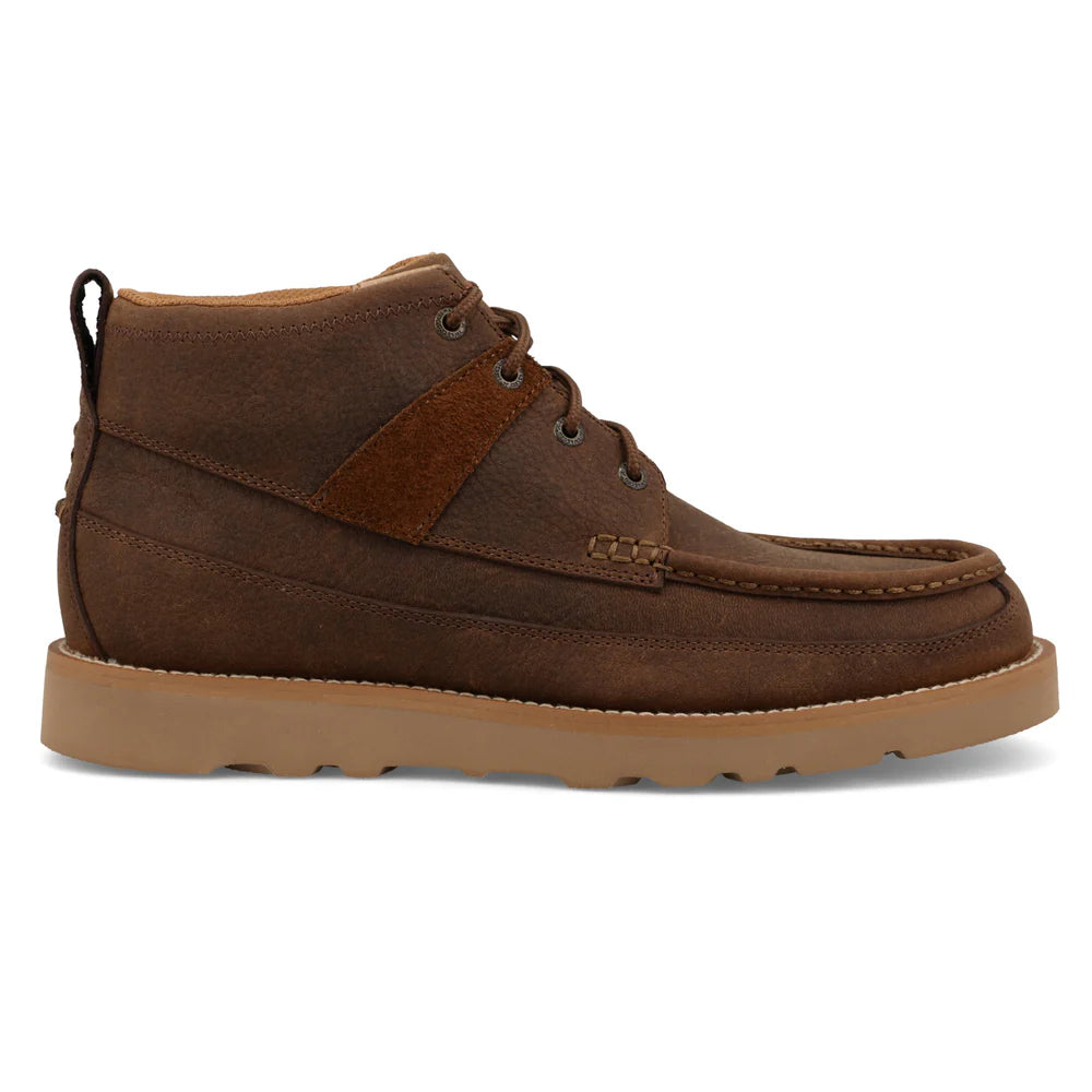 Men's Twisted X  Tobacco Brown 4" Wedge Sole Lace Up - MCA0065
