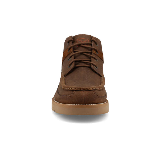 Men's Twisted X  Tobacco Brown 4" Wedge Sole Lace Up - MCA0065